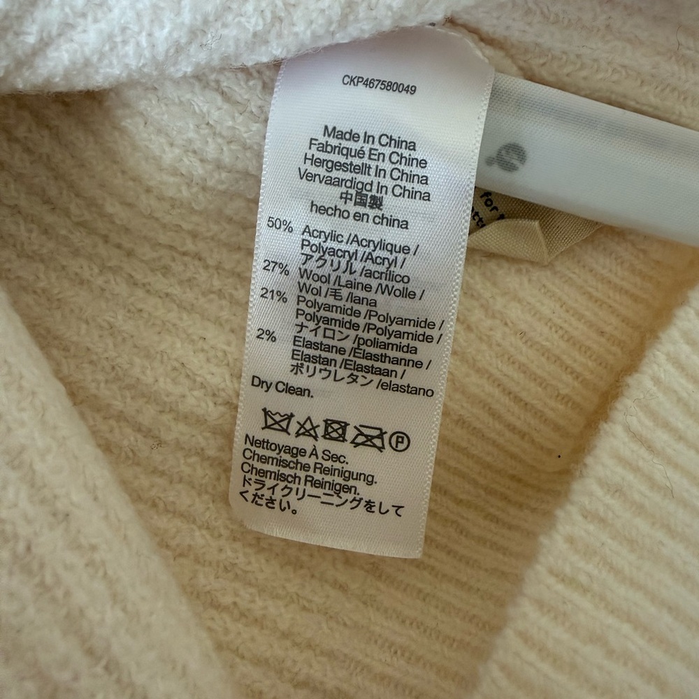 Madewell Cream Scoop Neck Sweater - Picture 3 of 3